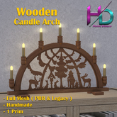 *HD* Wooden Candle Arch
