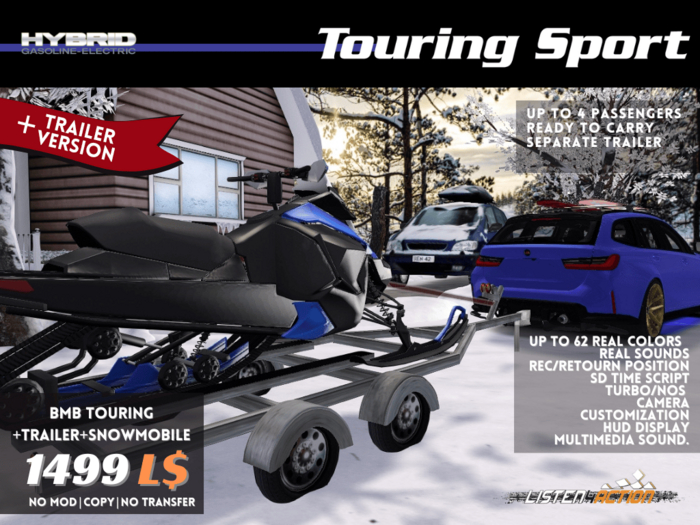 BMB TOURING+TRAILER+SNOWMOBILE BOX