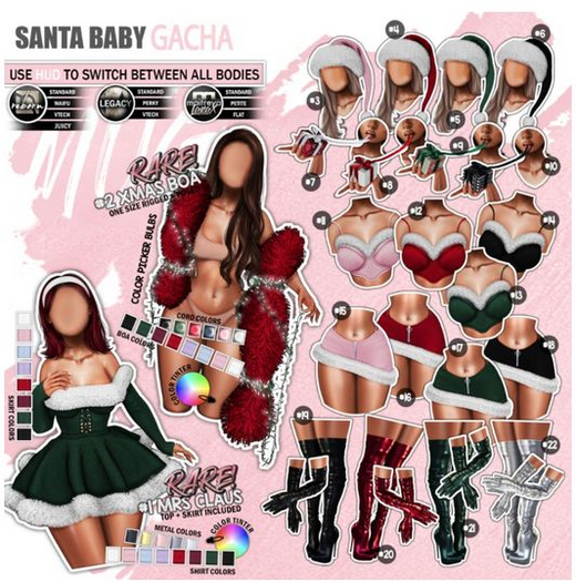 Mug - Santa Baby - #9 Gift Box Green