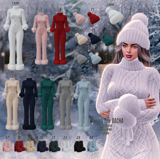 17. Art&Ko - Winter's Tale GACHA - Pink Shoes (Reborn)