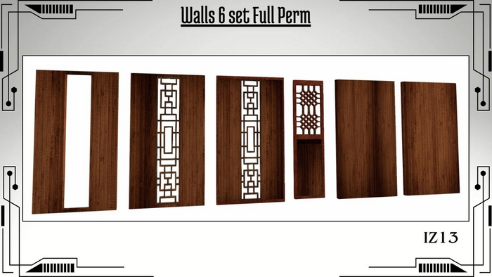 Mesh Walls - Full Perm (Varied Impact)