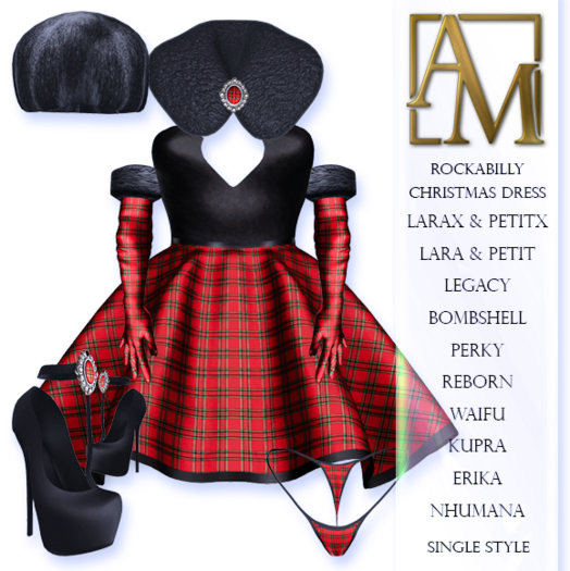 .: AlmaMiranda :. Rockabilly Christmas Dress