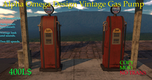 Alpha Omega Design Vintage Gas Pump