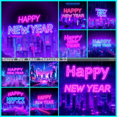 Happy New Year Textures