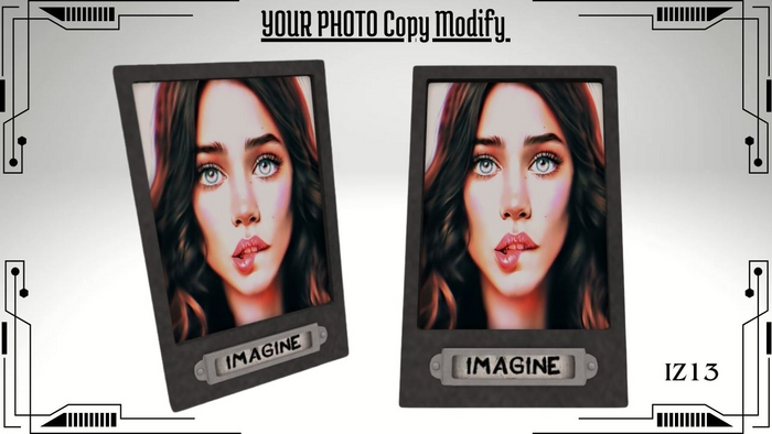 IMAGINE Picture Frame - Your Photo (Copy/Modify, Mesh, 1 Impact)