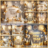 Happy New Year Textures