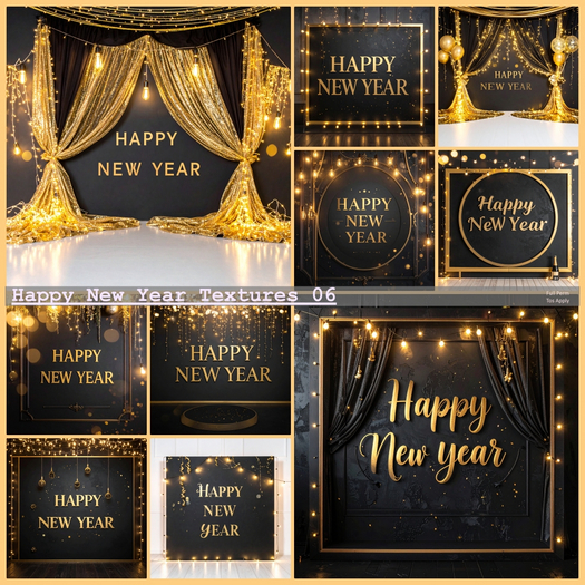 Happy New Year backdrop Textures