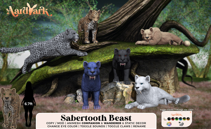 Aardvark : Sabertooth Beast - FATPACK 
