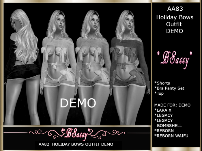 *BSASSY* AA83 BOWS OUTFIT DEMO