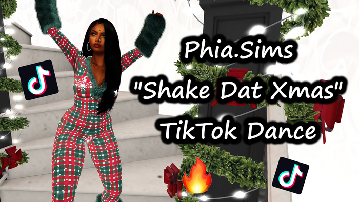 Phia.Sims Shake Dat Xmas TikTok Dance Animation