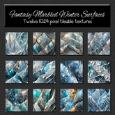 *Wallflowers* Fantasy Marbled Winter Surfaces