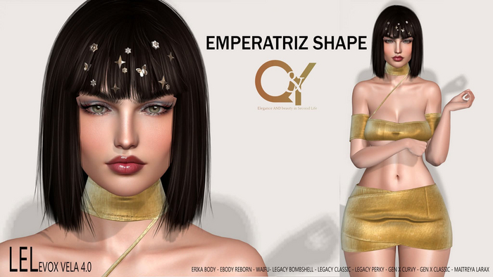Q&Y - EMPERATRIZ SHAPE - LELUTKA VELA 4.0