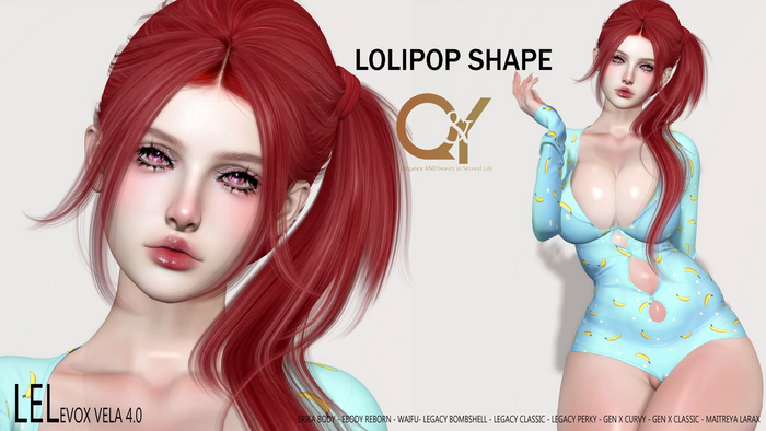 Q&Y - LOLIPOP SHAPE - LELUTKA VELA 4.0