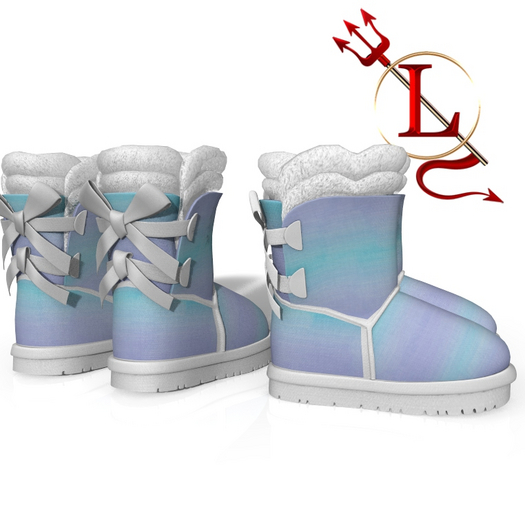 Ombre Fluffy BOOTS REBORN