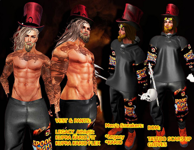 SPOOKY_LEGACY  ATHLETIC_KARIO FIT_ KARIO FLEX