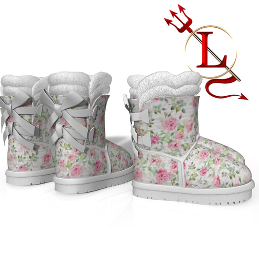 Roses Fluffy BOOTS REBORN