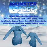 {MSP} Winter Wonderland sweater dress