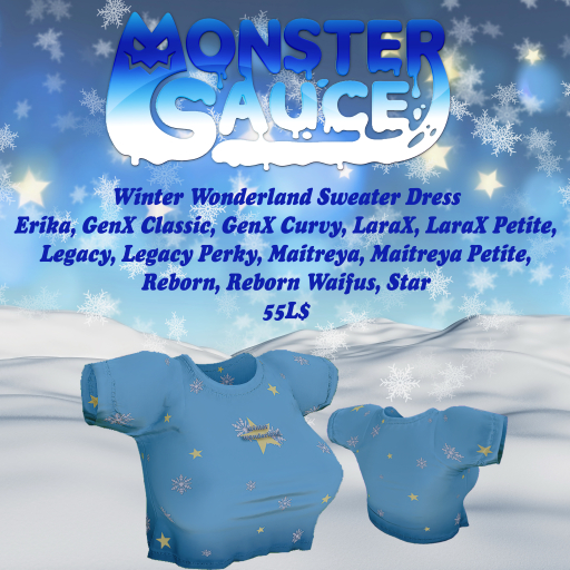 {MSP} Winter Wonderland crop top