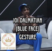 (CDG) 101 Dalmatian (Blue Face) Gesture