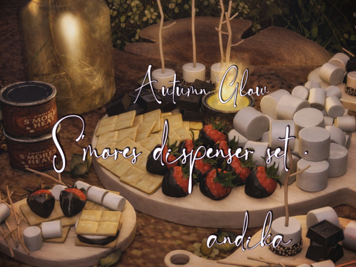 ADD/andika {Autumn Glow} S'MORES Dispenser SET