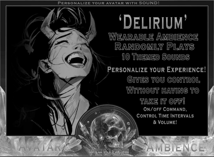 VENGE -  Avatar Ambience 4.0 DEMO - 'Delirium'   