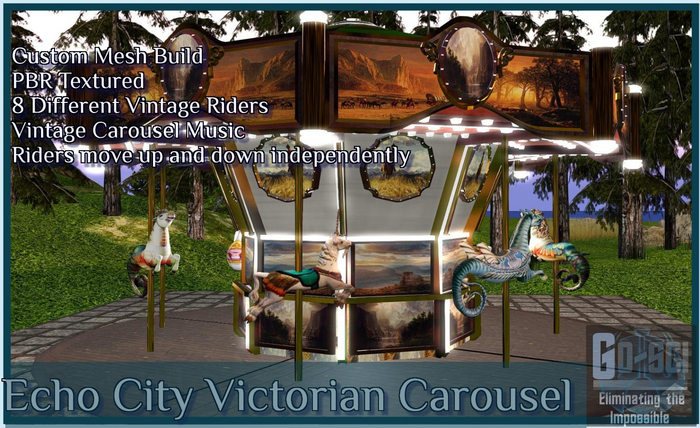 Echo City VIictorian Carousel,1.1,350