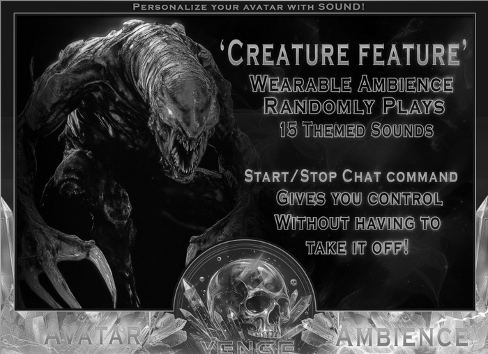 VENGE -  Avatar Ambience 4.0 Demo -'Creature Feature' 