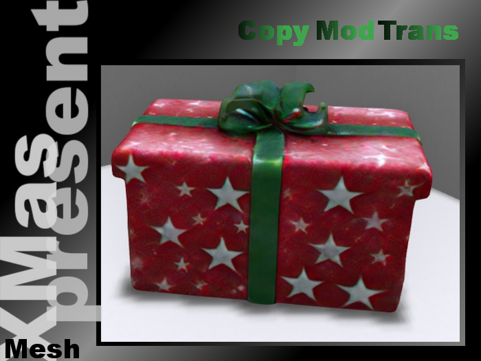 Christmas present mesh, fullperm