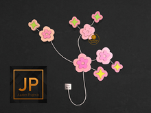 8. Cute! set flower lights. BananaN