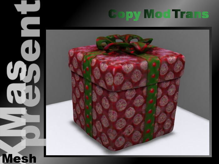 Christmas present mesh, fullperm