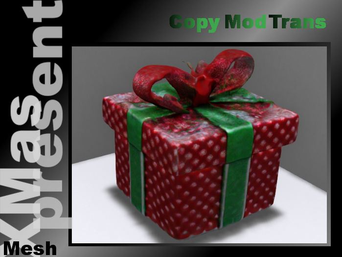 Christmas present mesh, fullperm