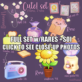 BananaN Cute set COMPLETE w/RARES +SOI