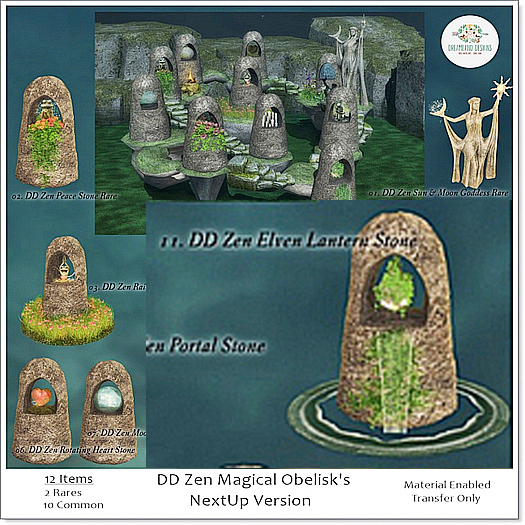 11.Zen Elven Lantern Stone Boxed