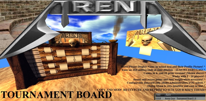 Arena Gear -  Tournament Board