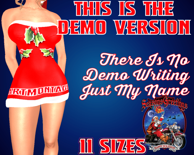 ♥♥♥♥♥ ~ ART XMAS DRESS (Demo)
