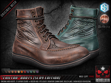 = REBELLION = "CHILTON" BOOTS - SLAY EDITION (Legacy, Signature Gianni - Davis, Belleza Jake)
