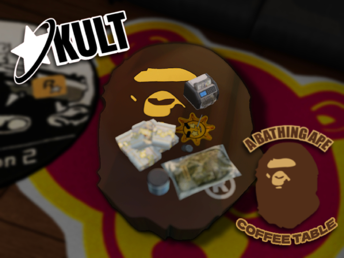 [KULT] Bathing Ape Coffee Table