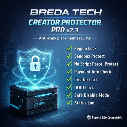 Breda Tech – Creator Protector PRO v2.3 (Creator Lock + UUID Lock System)