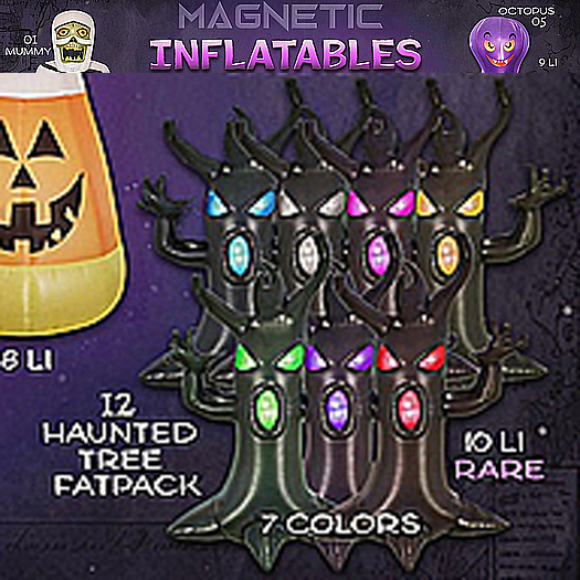 12 Haunted Tree - Inflatables - Magnetic RARE