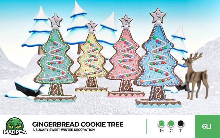 MadPea Gingerbread Cookie Tree