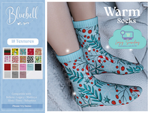 BLUEBELL Warm Flat Socks (add)