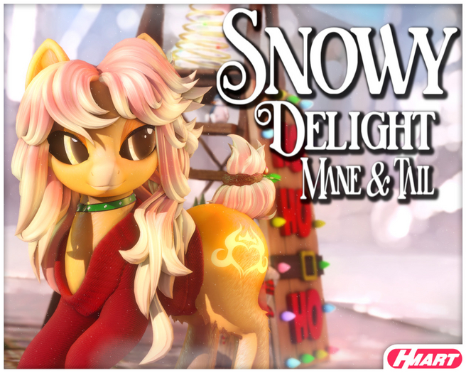 [HMART] Snowy Delight Mane & Tail