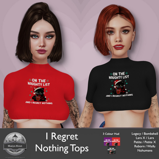 Mostyn St - I Regret Nothing tops