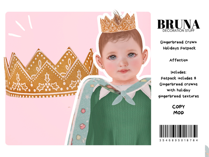 BRUNA - Gingerbread Crown Pack - Affection