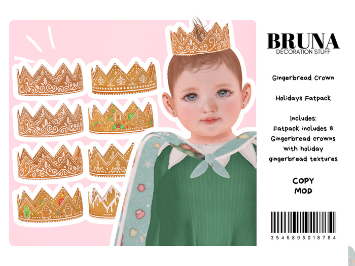 BRUNA - Gingerbread Crown - Holidays Fatpack