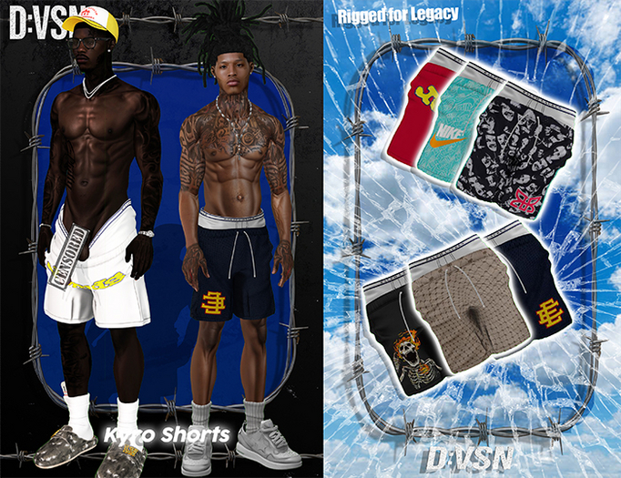 { D:VSN }Kyro Interactive Shorts  - White