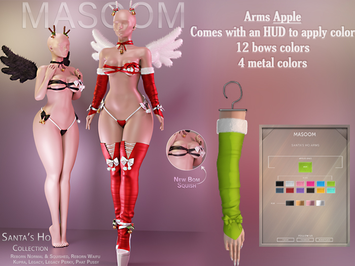 [[ Masoom ]] Santas Ho Arms - Apple