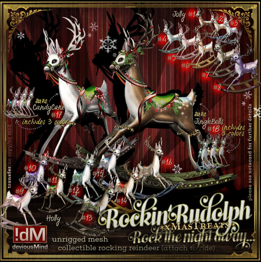 18 !dM RockinRudolph **JINGLE BELLS** (BOX) RARE