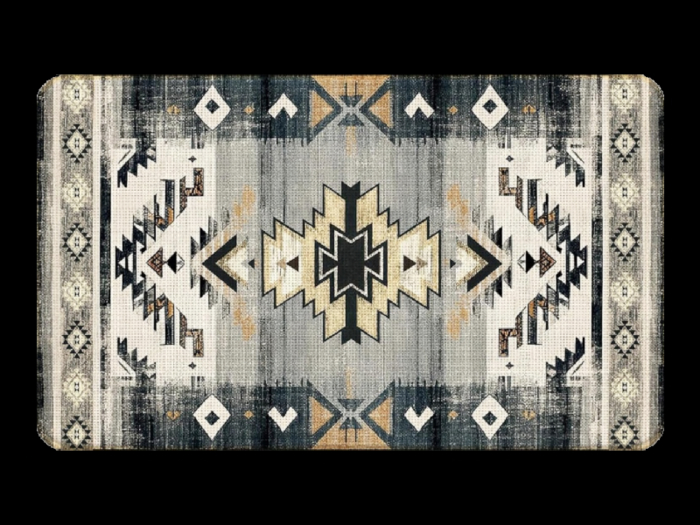 *6KW* FULL PERM Cowboy Boho Welcome Mat Texture #3