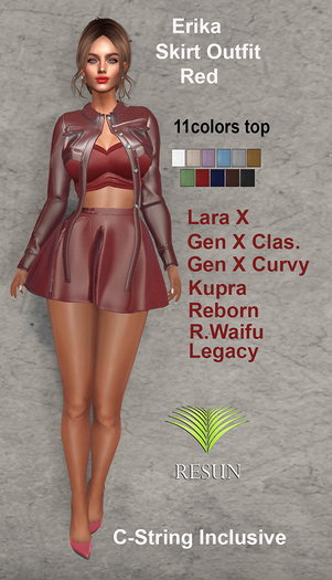 Res_Erika casual Outfit Red